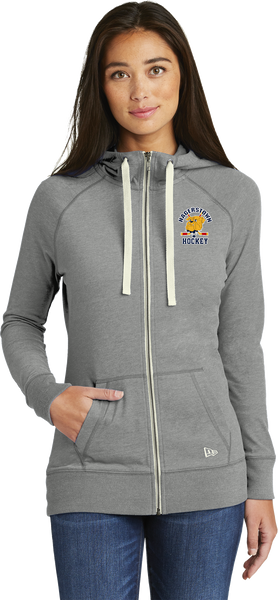 Hagerstown Bulldogs Hockey NewEra Ladies Sueded Cotton Full-Zip Hoodie
