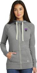 NEHC NewEra Ladies Sueded Cotton Full-Zip Hoodie