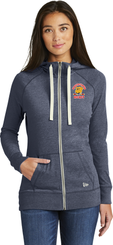 Hagerstown Bulldogs Hockey NewEra Ladies Sueded Cotton Full-Zip Hoodie