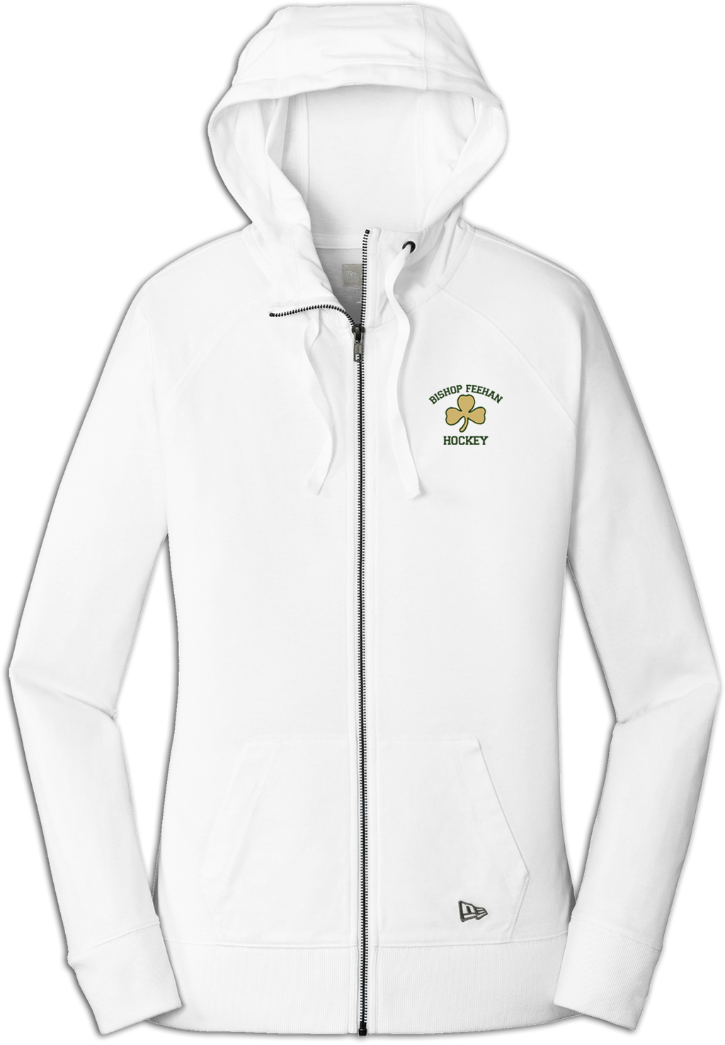 Bishop Feehan NewEra Ladies Sueded Cotton Full-Zip Hoodie