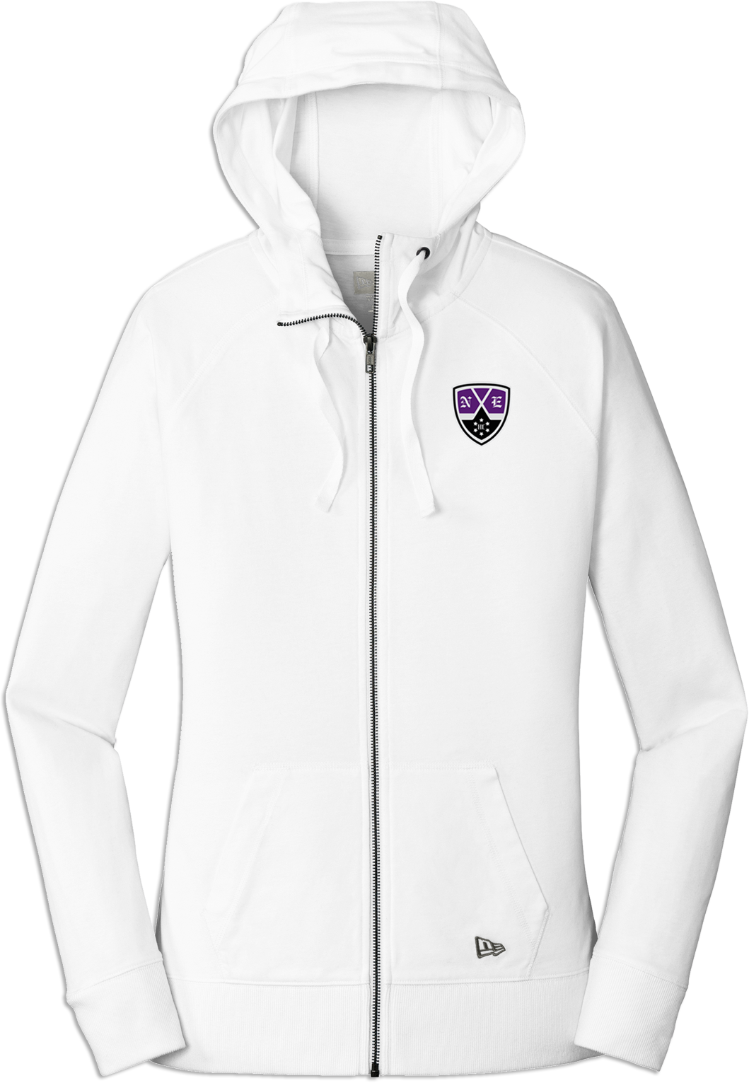 NEHC NewEra Ladies Sueded Cotton Full-Zip Hoodie