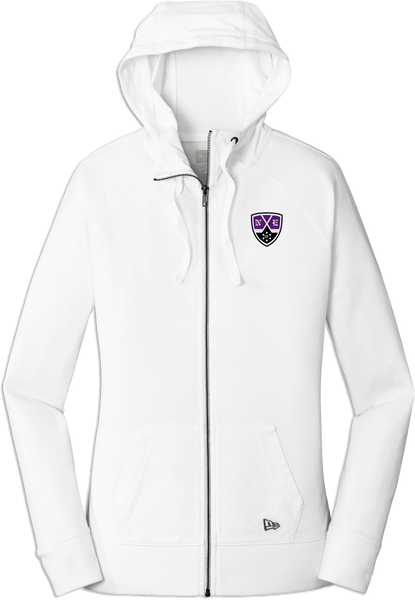 NEHC NewEra Ladies Sueded Cotton Full-Zip Hoodie