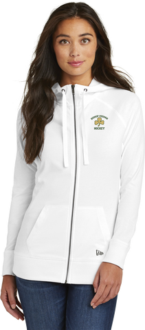 Bishop Feehan NewEra Ladies Sueded Cotton Full-Zip Hoodie