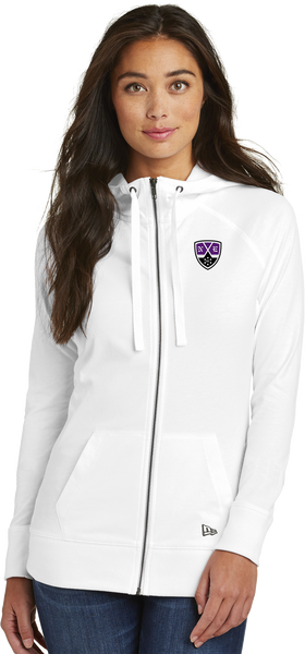 NEHC NewEra Ladies Sueded Cotton Full-Zip Hoodie