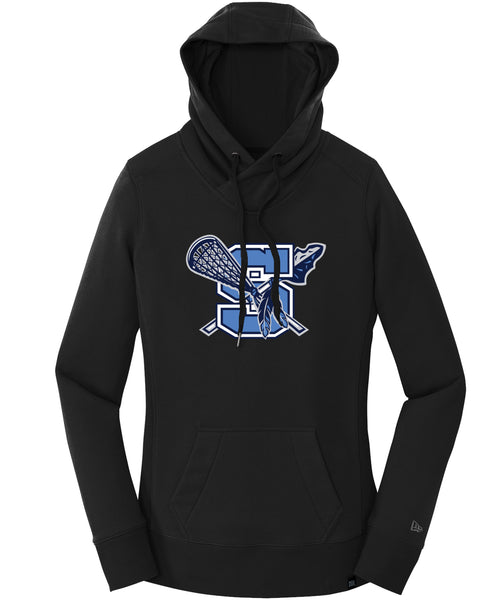 Warriors Lacrosse Ladies French Terry Pullover Hoodie