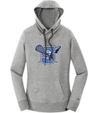 Warriors Lacrosse Ladies French Terry Pullover Hoodie