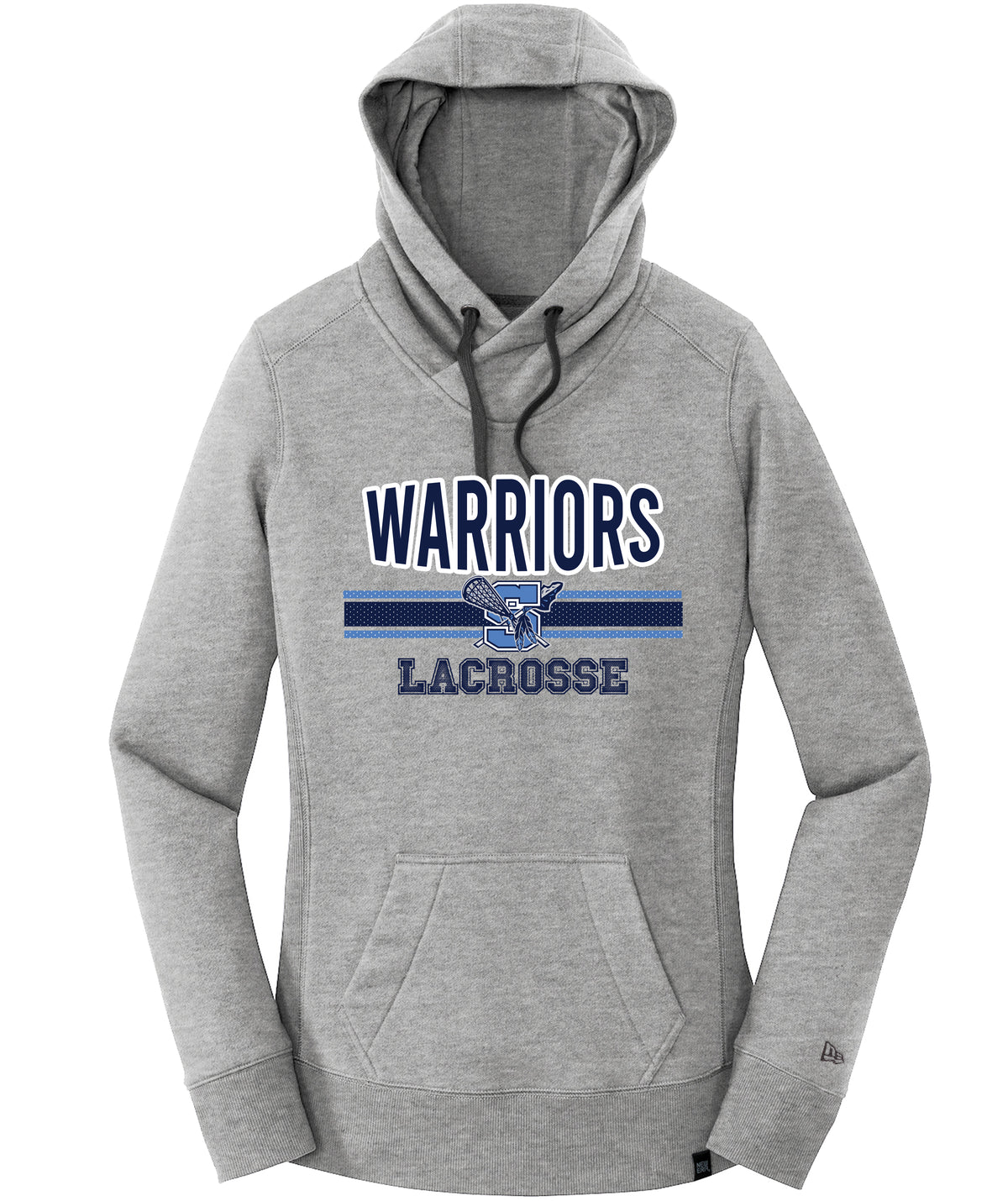 Warriors Lacrosse Ladies French Terry Pullover Hoodie