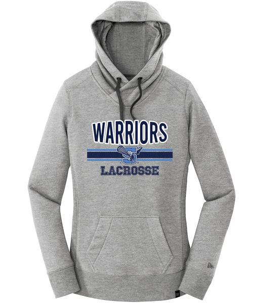 Warriors Lacrosse Ladies French Terry Pullover Hoodie