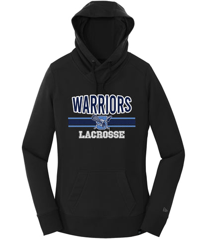 Warriors Lacrosse Ladies French Terry Pullover Hoodie