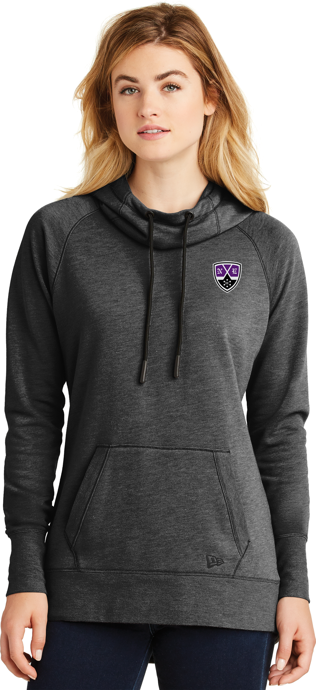 NEHC NewEra Ladies Tri-Blend Fleece Pullover Hoodie