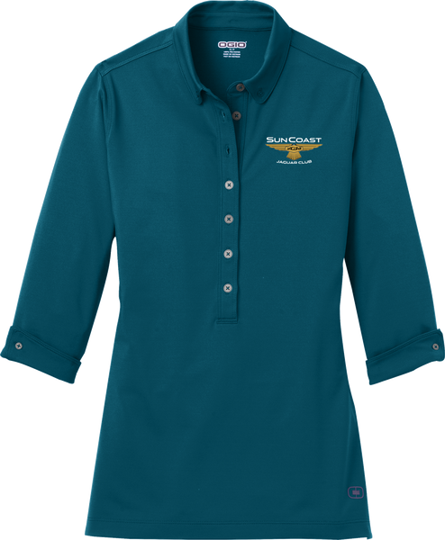 Sun Coast Jaguar Club Ladies Wicking Gauge Polo
