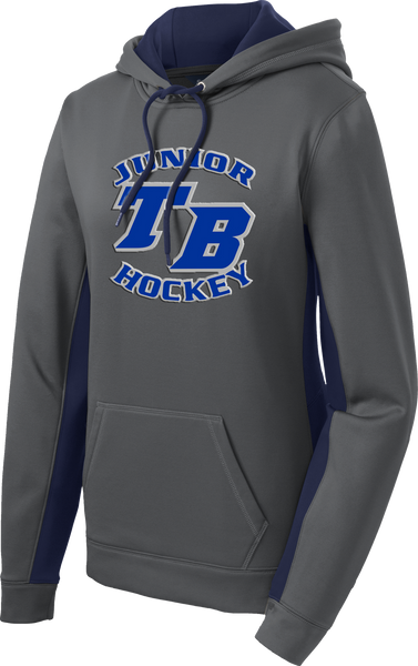 Tampa Bay Juniors Ladies Sport-Wick Fleece Colorblock Hoodie