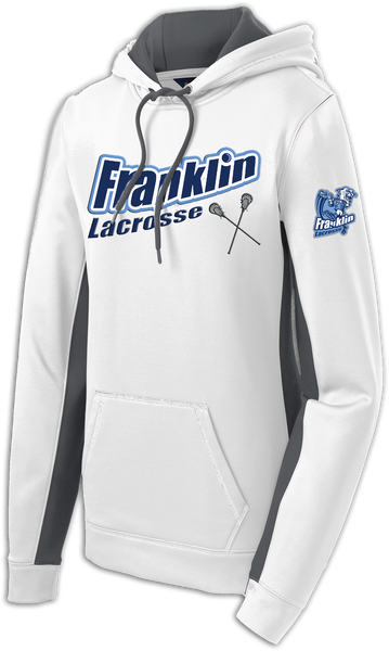 Franklin Lacrosse Ladies Sport-Wick Fleece Colorblock Hoodie
