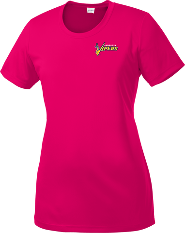 Sarasota Vipers Baseball Ladies Pink Dri-Fit Tee