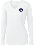 Franklin Flyers Ladies Long Sleeve V-Neck Competitor Tee - MORE COLORS