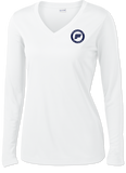 Franklin Flyers Ladies Long Sleeve V-Neck Competitor Tee - MORE COLORS