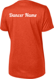 Dancin' Gators Ladies Heathered Competitor Tee
