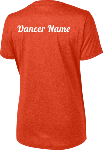 Dancin' Gators Ladies Heathered Competitor Tee