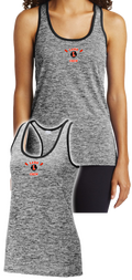 Lake Crew Ladies PosiCharge Electric Heather Racerback Tank