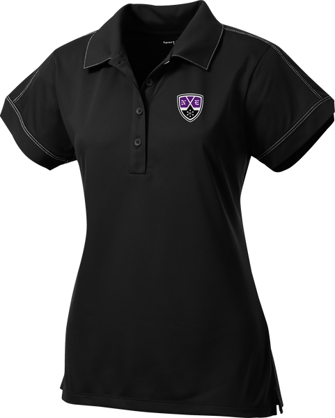 New England Hockey Club Ladies Contrast Stitch Micropique Polo