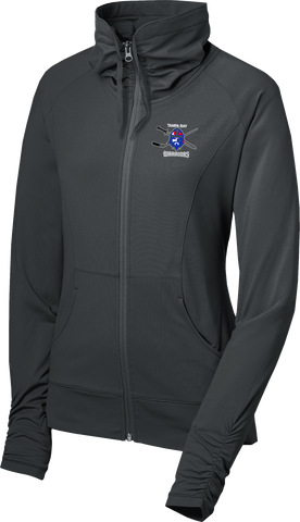 Jr. Warriors Hockey Ladies Sport-Wick Stretch Full-Zip Jacket