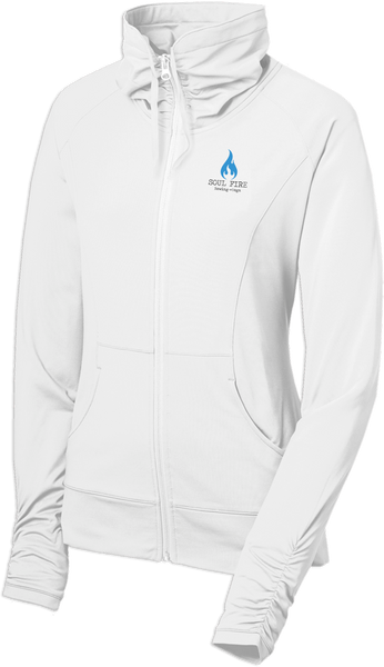 SOUL FIRE Rowing → Yoga Ladies Cowl Collar Full Zip Jacket