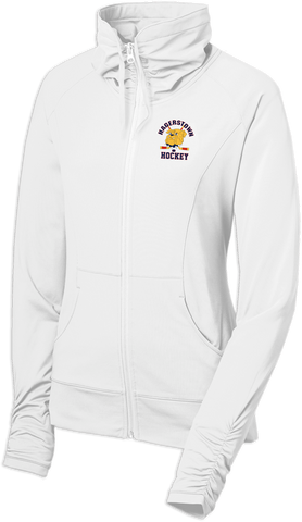 Hagerstown Bulldogs Hockey Ladies Sport-Wick Stretch Full-Zip Jacket