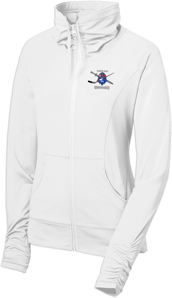 Jr. Warriors Hockey Ladies Sport-Wick Stretch Full-Zip Jacket