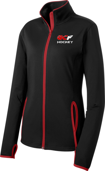 Gulf Coast Flames Ladies Sport-Wick Stretch Contrast Full-Zip Jacket