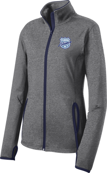 Alliance Ladies Sport-Wick Stretch Contrast Full-Zip Jacket