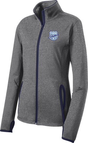 Alliance Ladies Sport-Wick Stretch Contrast Full-Zip Jacket