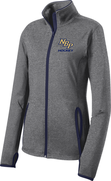 North Broward Prep Ladies Sport-Wick Stretch Contrast Full-Zip Jacket