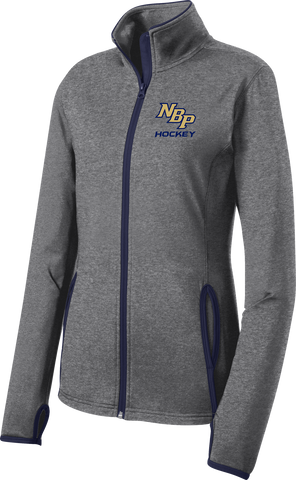 North Broward Prep Ladies Sport-Wick Stretch Contrast Full-Zip Jacket