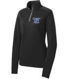 Warriors Lacrosse Ladies Sport-Wick Textured 1/4-Zip Pullover