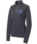 Warriors Lacrosse Ladies Sport-Wick Textured 1/4-Zip Pullover