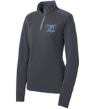 Warriors Lacrosse Ladies Sport-Wick Textured 1/4-Zip Pullover
