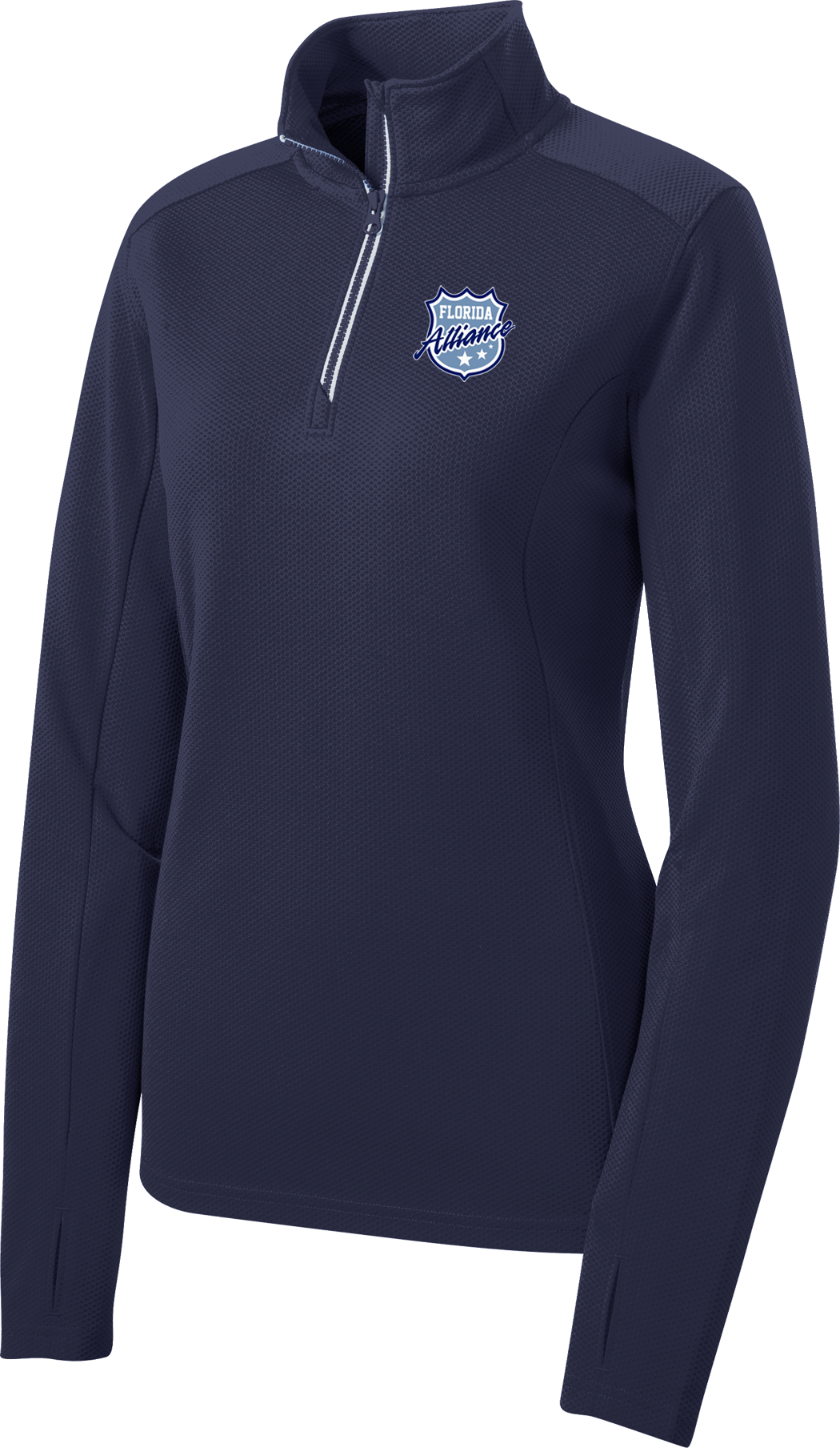 Florida Alliance Ladies Sport-Wick Textured 1/4-Zip Pullover