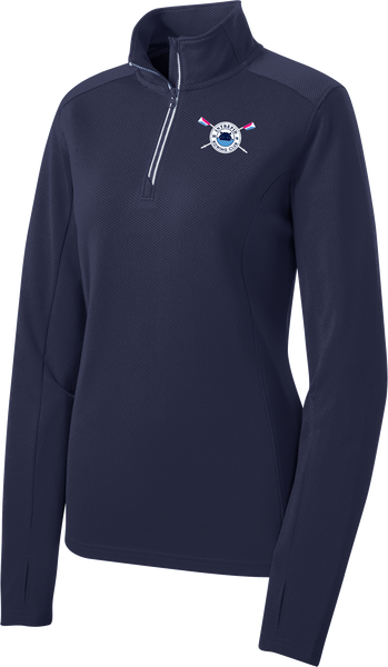 Intrepid Rowing Club Ladies Sport-Wick Textured 1/4-Zip Pullover