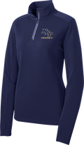 North Broward Prep Ladies Sport-Wick Textured 1/4-Zip Pullover