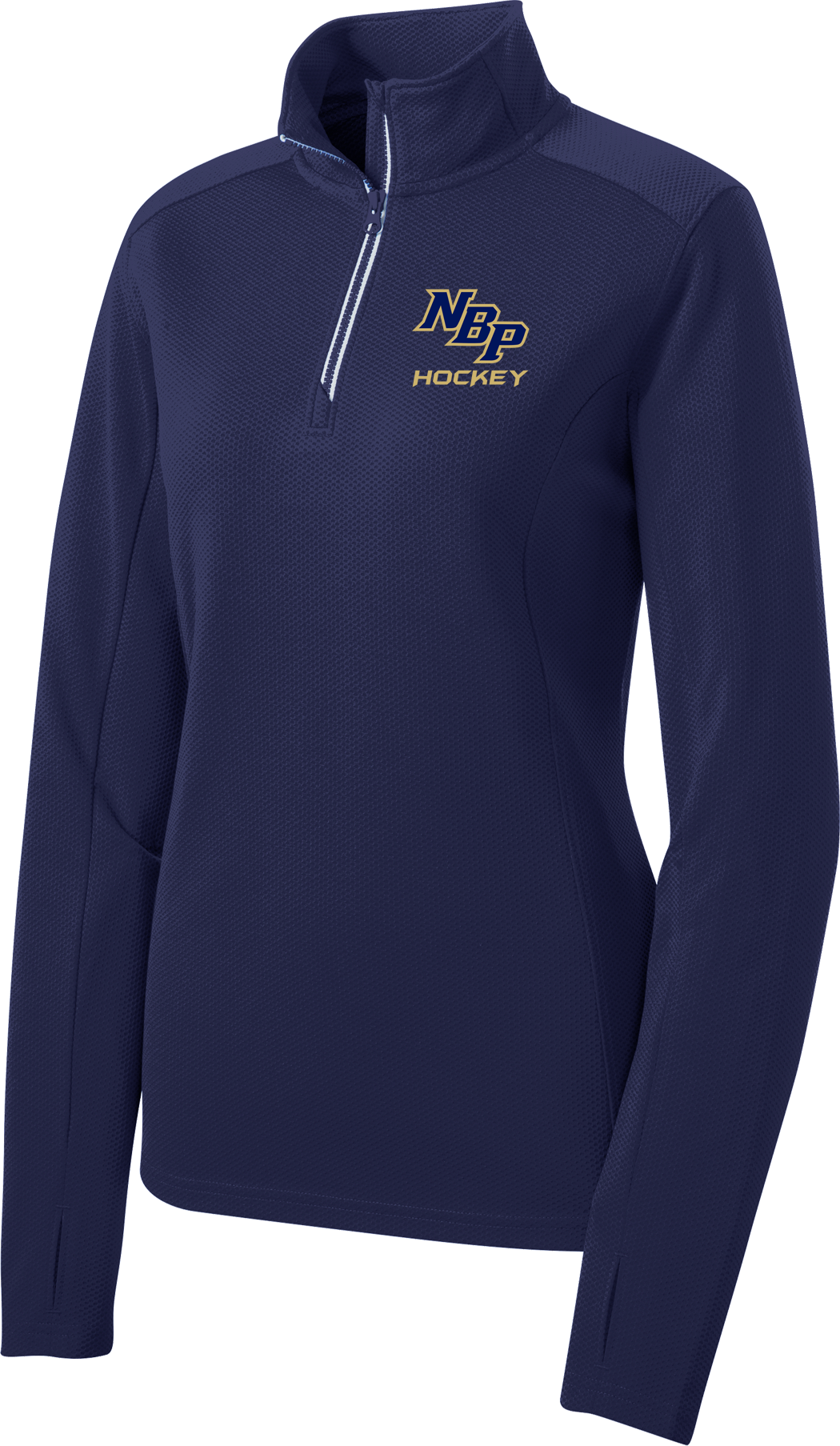 North Broward Prep Ladies Sport-Wick Textured 1/4-Zip Pullover
