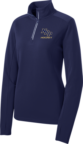 North Broward Prep Ladies Sport-Wick Textured 1/4-Zip Pullover