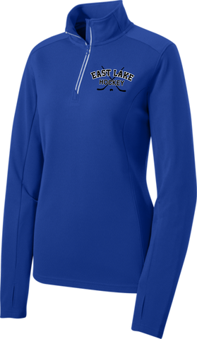 East Lake Eagles Hockey Ladies Sport-Wick Textured 1/4-Zip Pullover