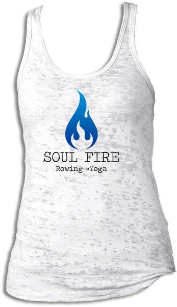 SOUL FIRE Rowing → Yoga Burnout Racerback Tank