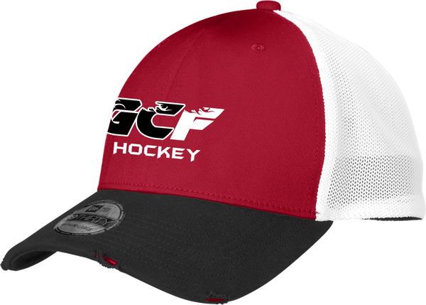 Gulf Coast Flames New Era Vintage Ripped & Distressed Mesh Cap