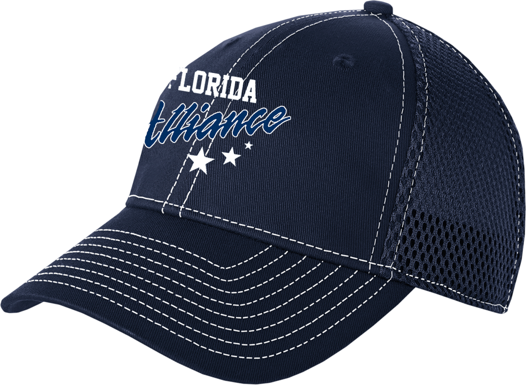 Florida Alliance Hockey Mesh Contrast Stitch Cap
