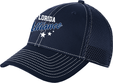 Florida Alliance Hockey Mesh Contrast Stitch Cap