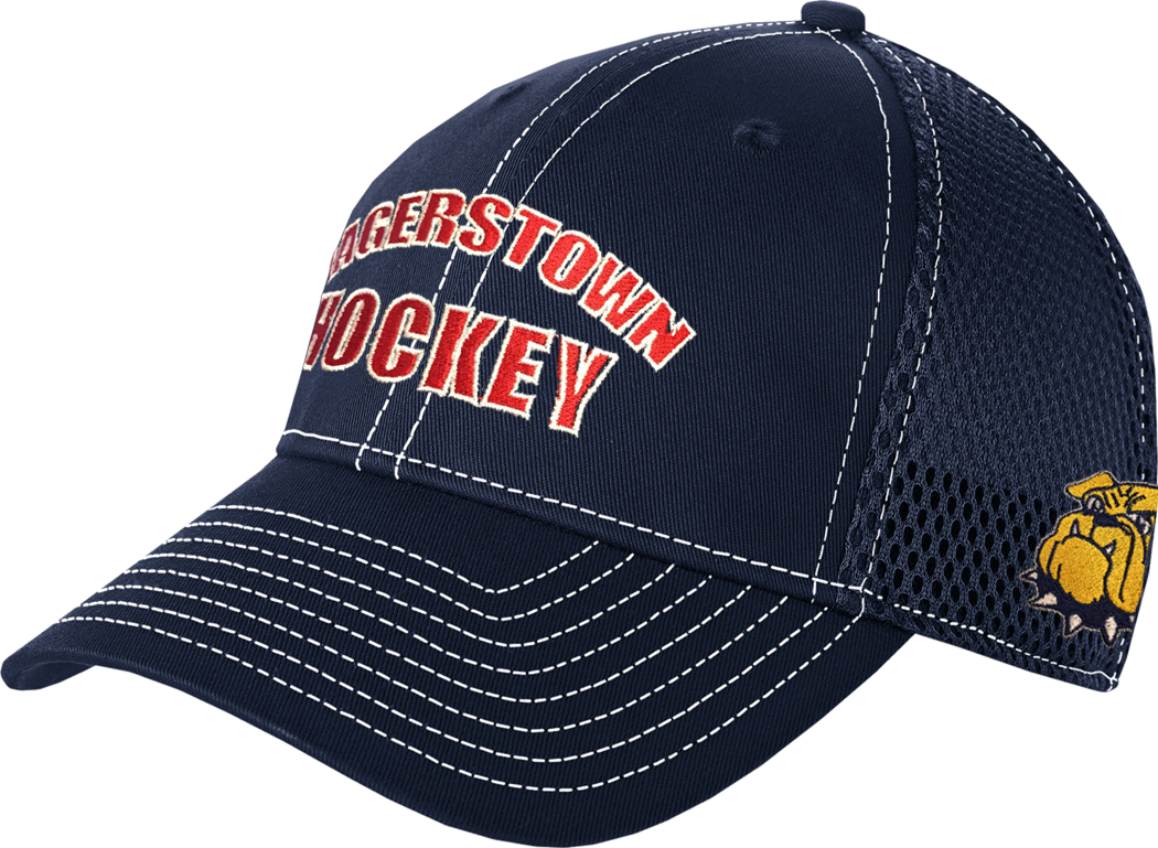 Hagerstown Bulldogs Hockey Mesh Contrast Stitch Cap