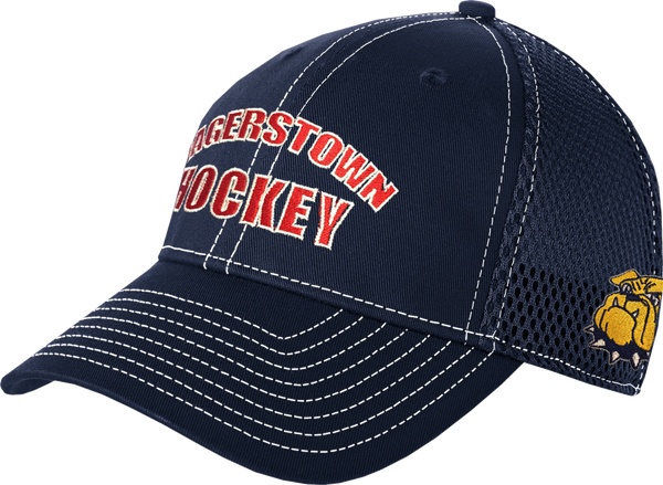 Hagerstown Bulldogs Hockey Mesh Contrast Stitch Cap