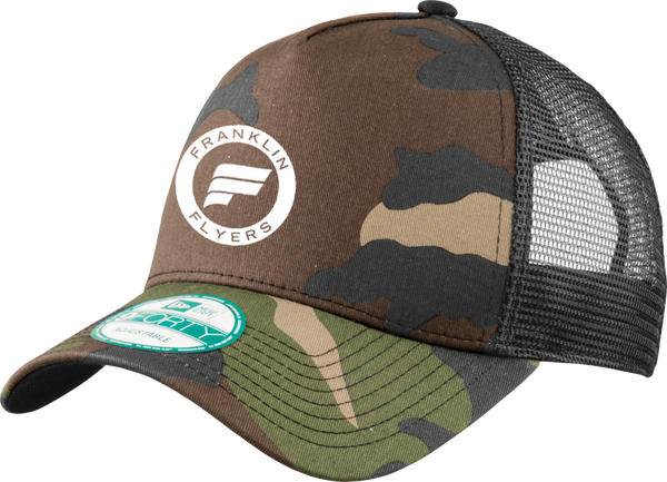 Franklin Flyers Hockey NewEra Snapback Trucker Camo Cap