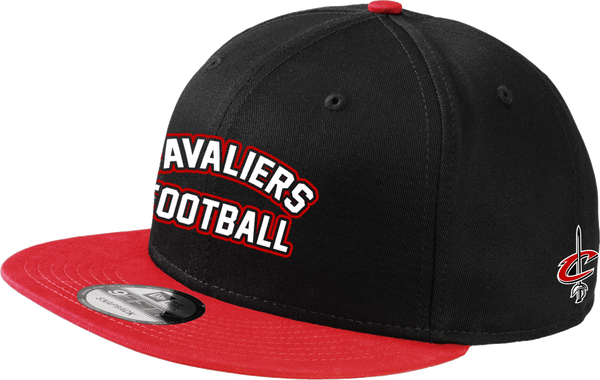 Cavaliers Football Team Colors NewEra Flat Bill Snap Back Cap